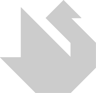 Tangram swan silhouette